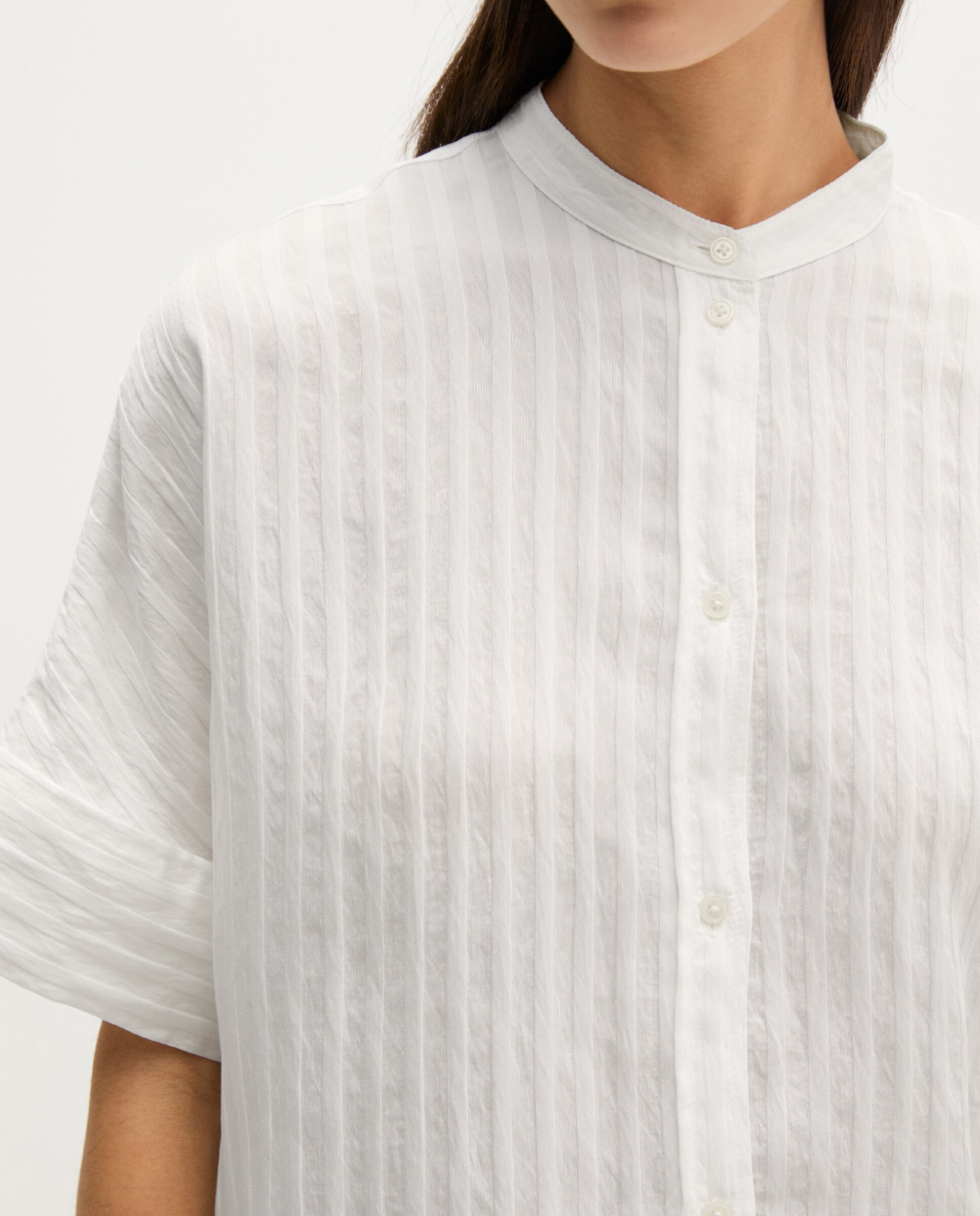 Blusa de mujer boyfriend regular Hecho de TENCEL Modal - MARC  O'POLO - Blanco Blanco-4