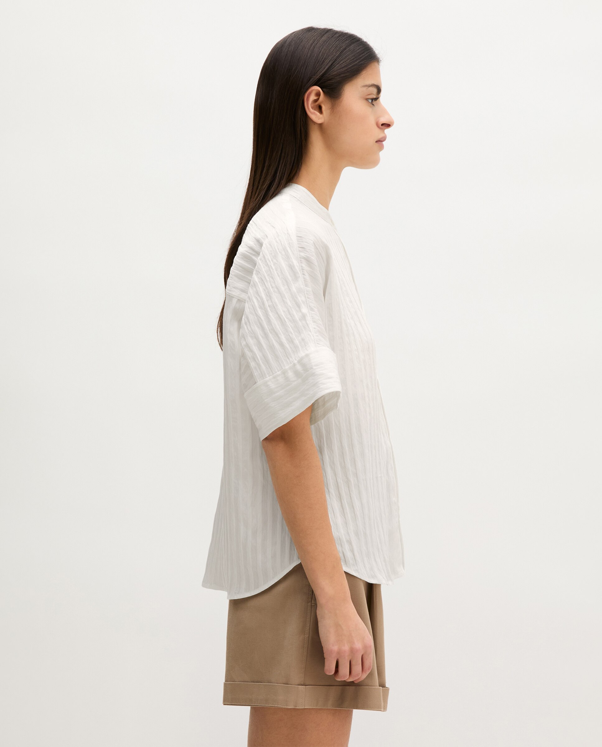 Blusa de mujer boyfriend regular Hecho de TENCEL Modal - MARC  O'POLO - Blanco Blanco-5