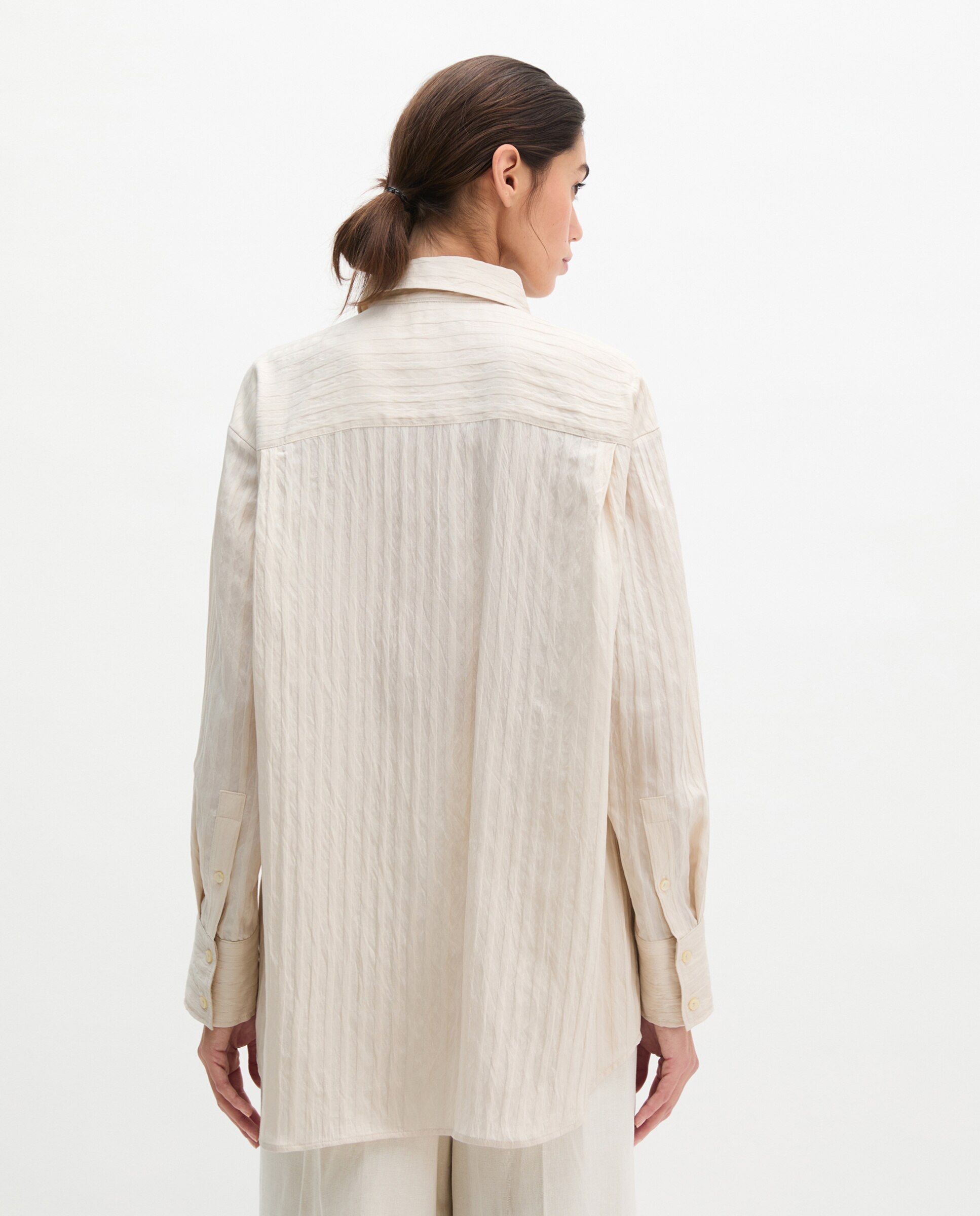 Blusa de mujer boyfriend suelta Hecho de TENCEL Modal - MARC  O'POLO - Beige Beige-2