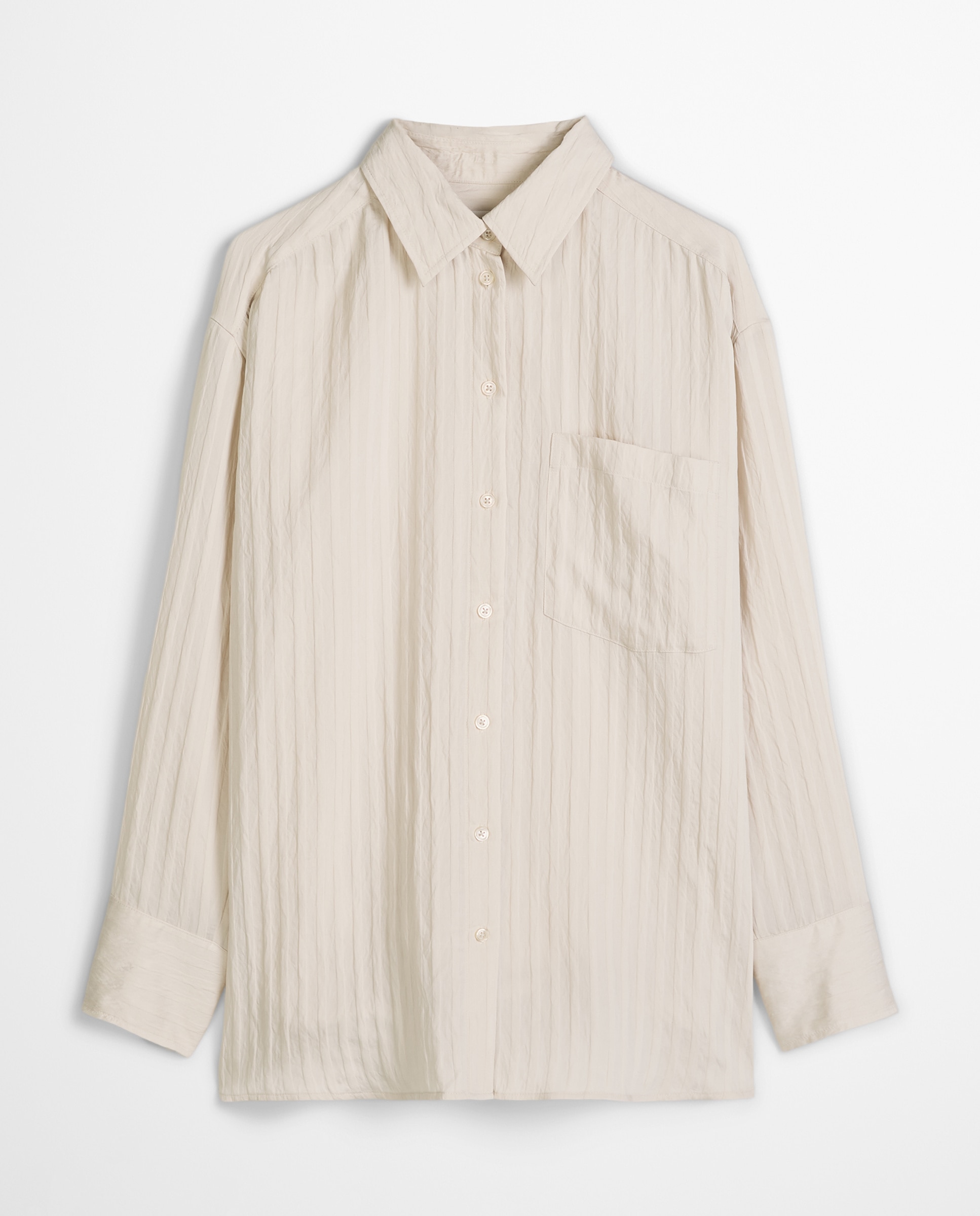 Blusa de mujer boyfriend suelta Hecho de TENCEL Modal - MARC  O'POLO - Beige Beige-5