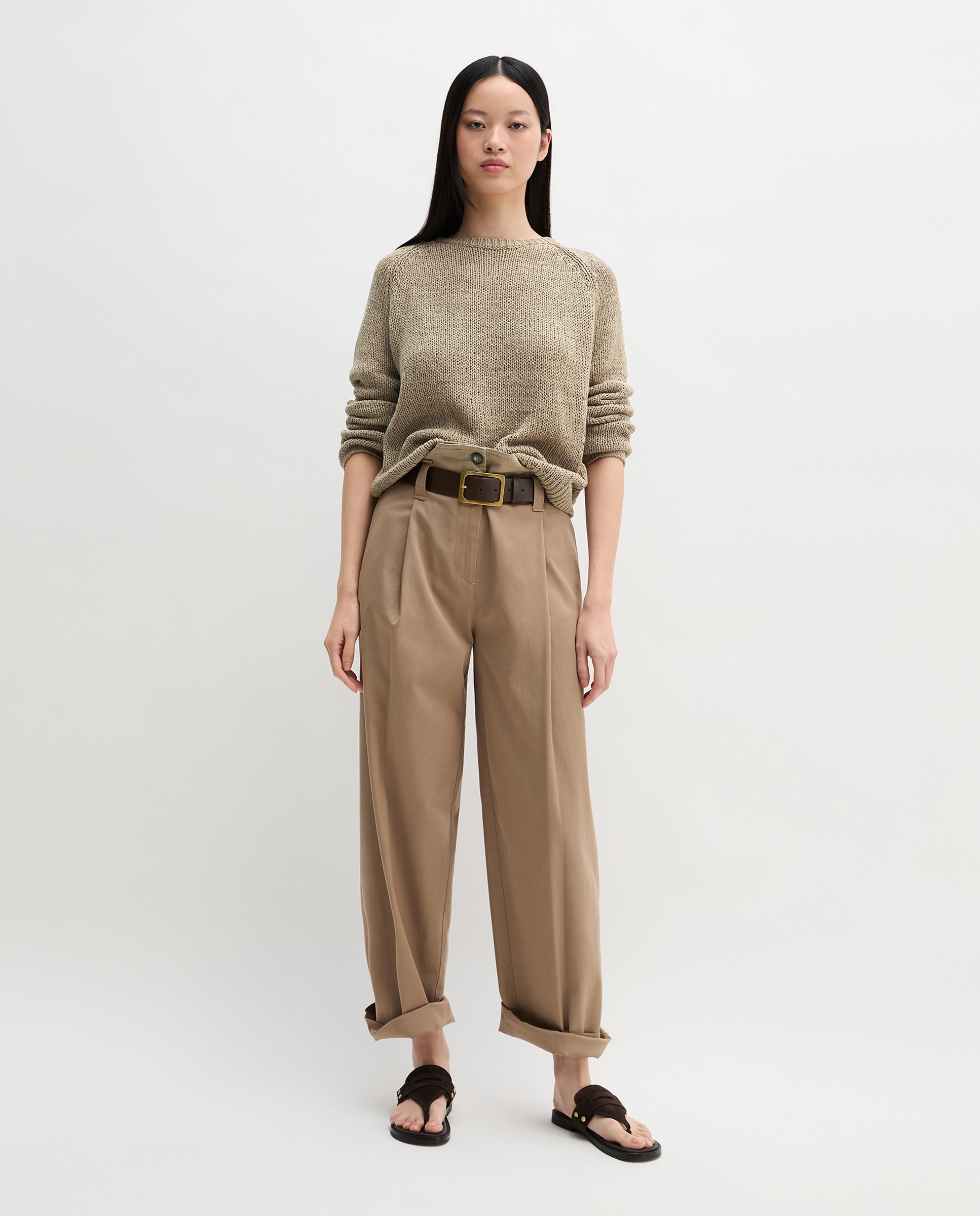 MARC O'POLO - Jersey de mujer oversize de hilo de cinta.