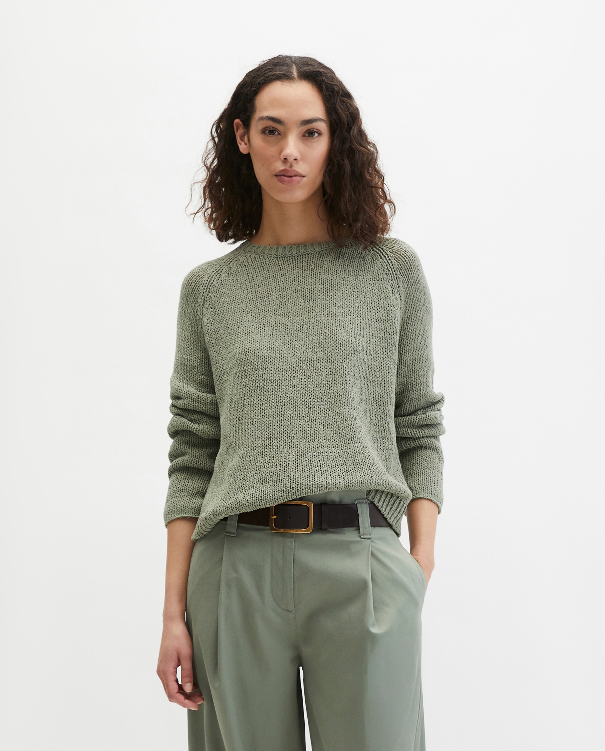 MARC O'POLO - Jersey oversize de hilo de cinta.