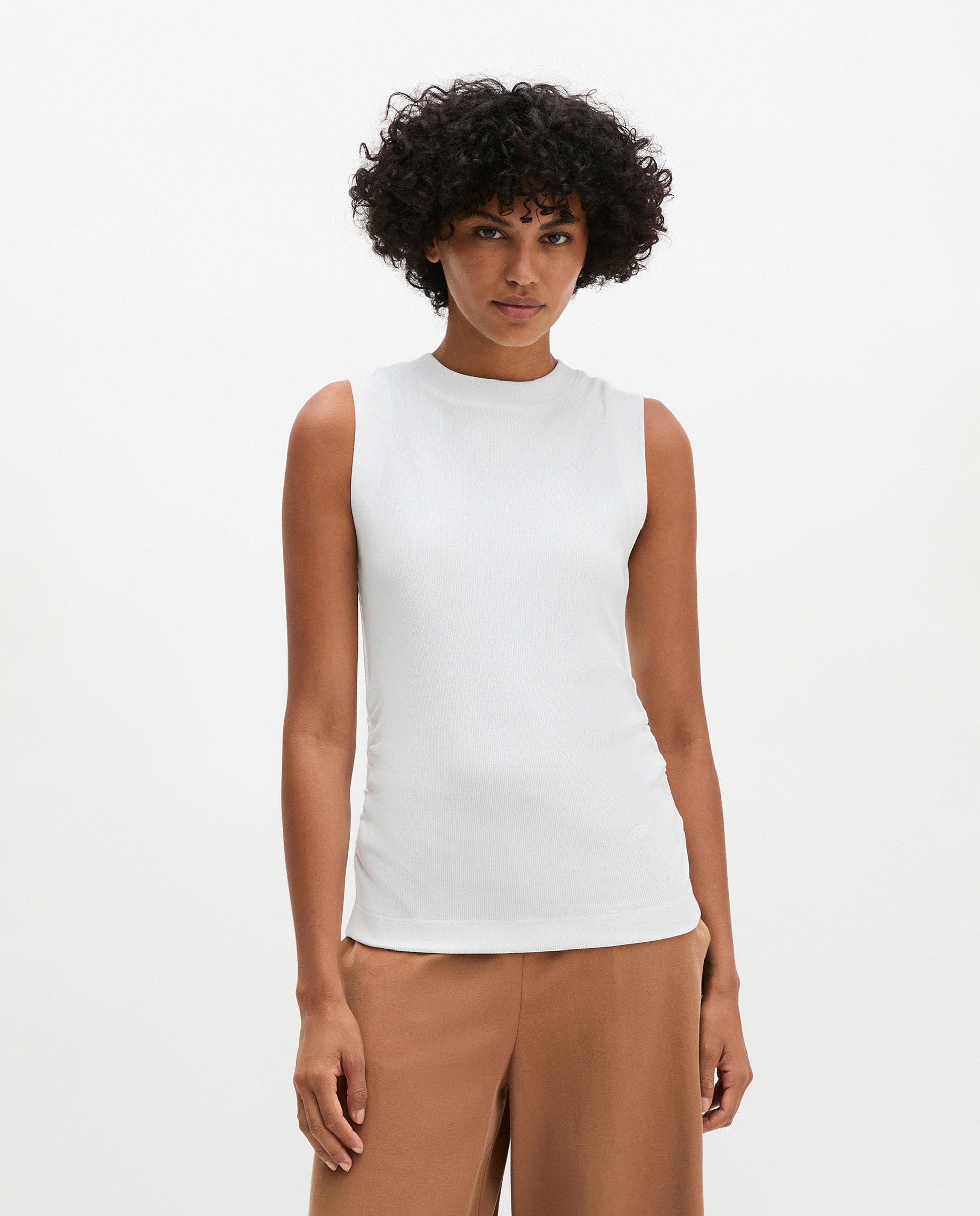 MARC O'POLO - Camiseta de tirantes normal de punto elástico de canalé.