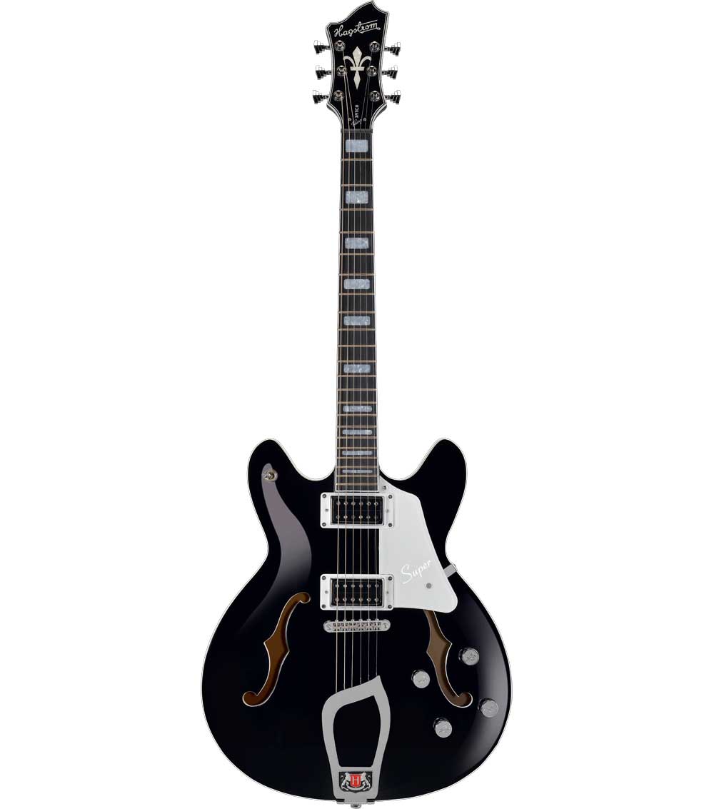 Imagen 0 de Guitarra Eléctrica Hollowbody Hagstrom Super Viking BLK Negro