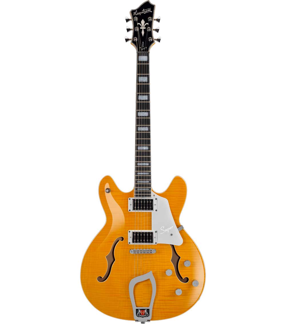 Imagen 0 de Guitarra Eléctrica Hollowbody Hagstrom Super Viking DDL Amarillo