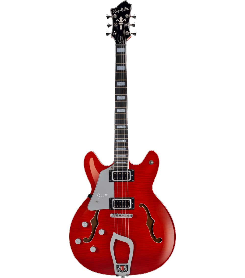 Imagen 0 de Guitarra Eléctrica para zurdos Hagstrom Super Viking WCT LH Rojo