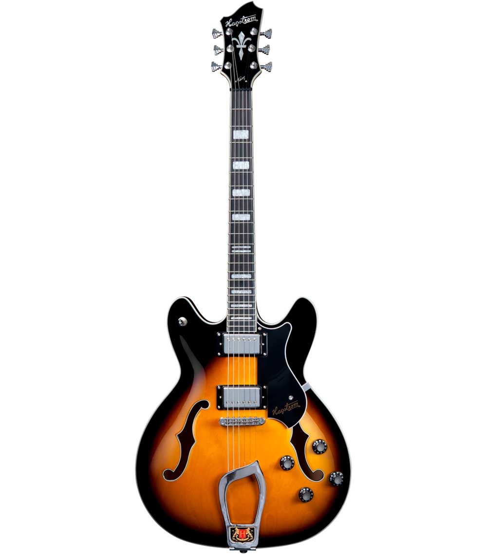 Imagen 0 de Guitarra Eléctrica Hollowbody Hagstrom Viking TSB Marrón