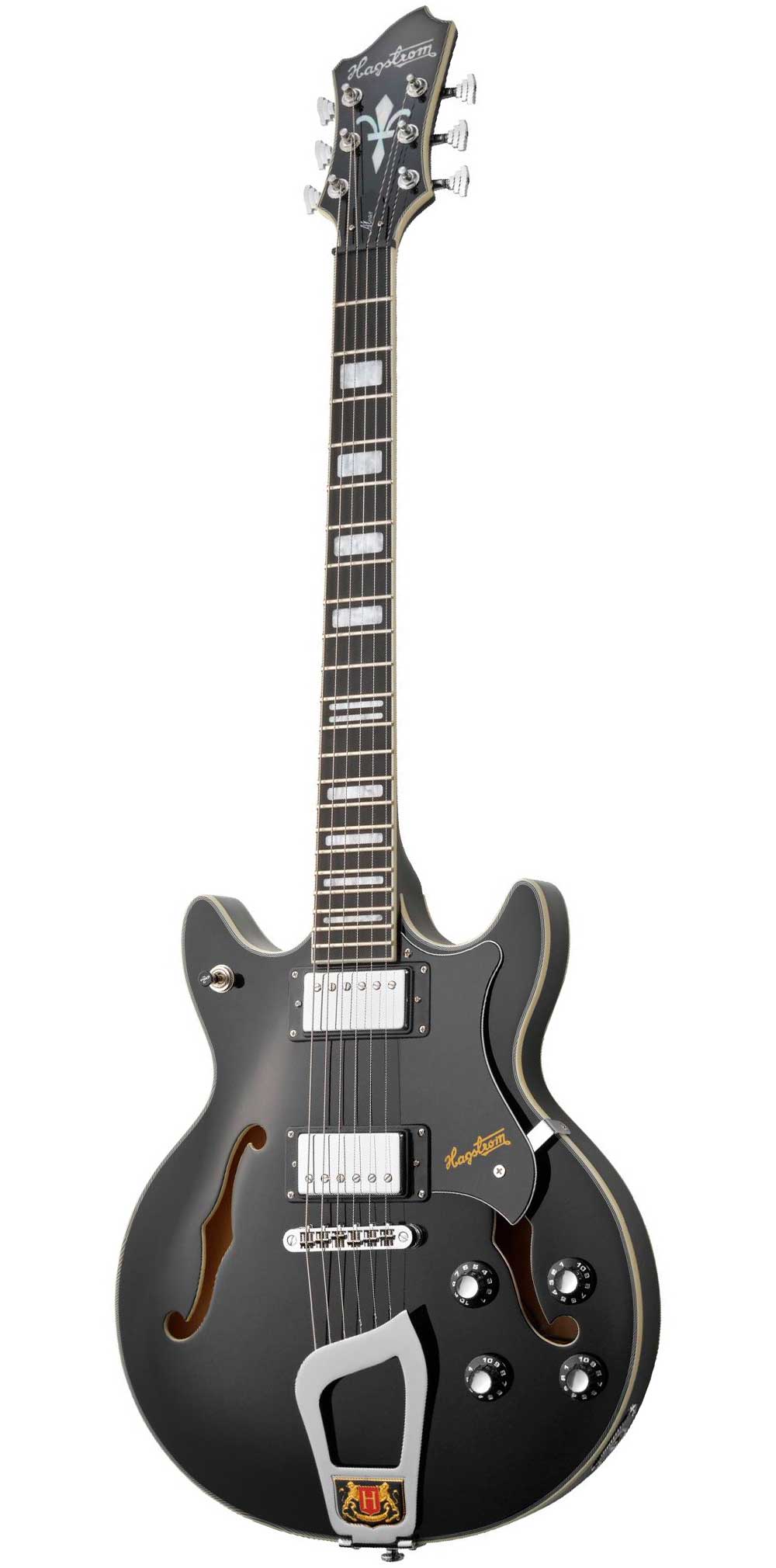 Imagen 0 de Guitarra Eléctrica Hollowbody Hagstrom Alvar BLK Negro