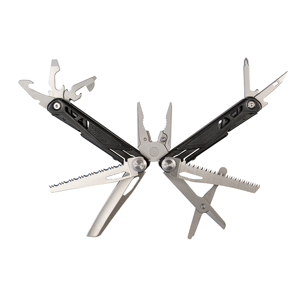 Multiherramienta de acero inoxidable Multi-Tool 13 Nordic Pocket Saw - Negro Negro-2