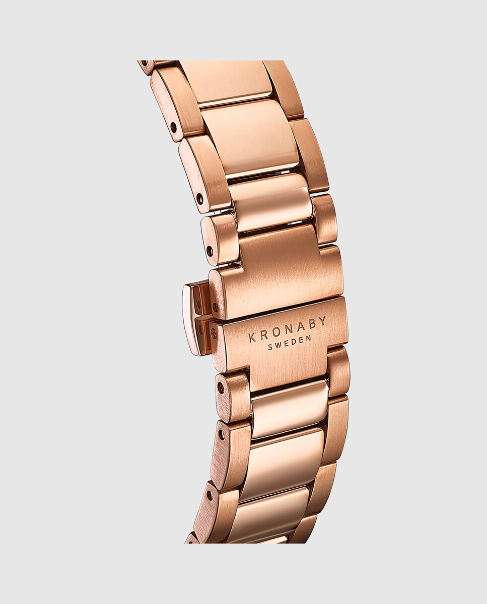 Reloj de mujer S2445/1 Carat de acero rosa Rosa-3