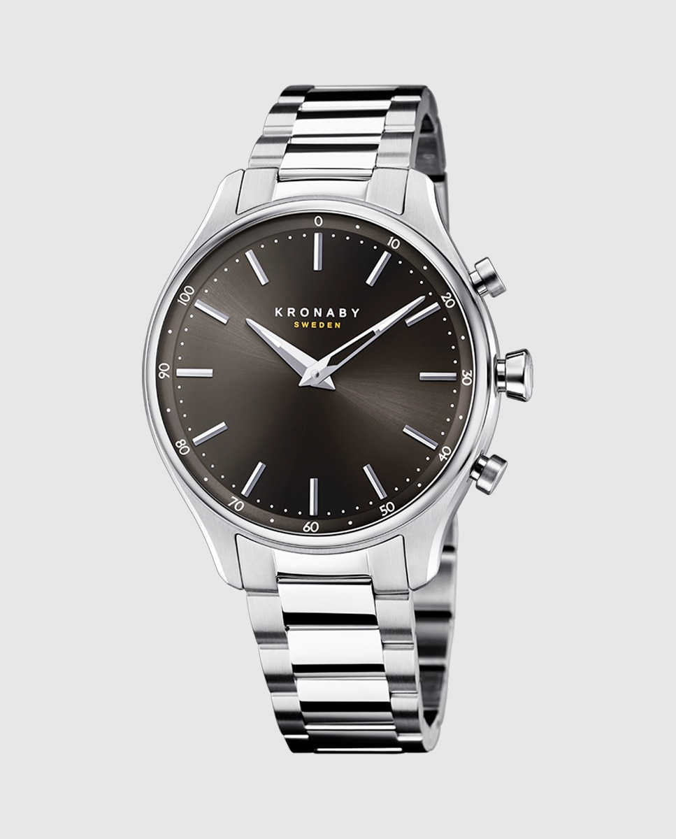 Imagen 0 de Smartwatch de mujer s2750 1 sekel de acero plata Plata