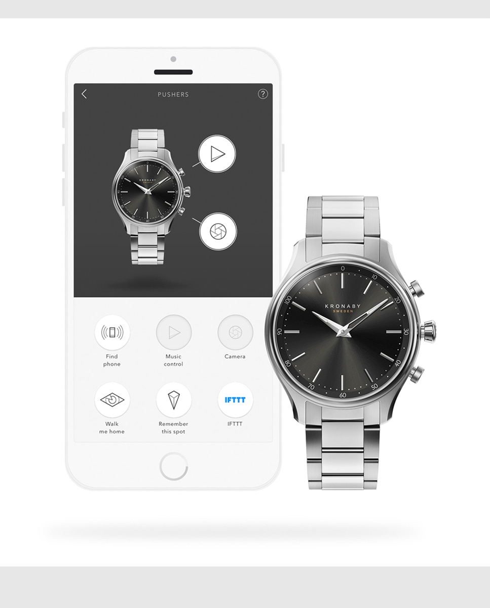 Smartwatch de mujer s2750 1 sekel de acero - Kronaby - Plata Plata-3
