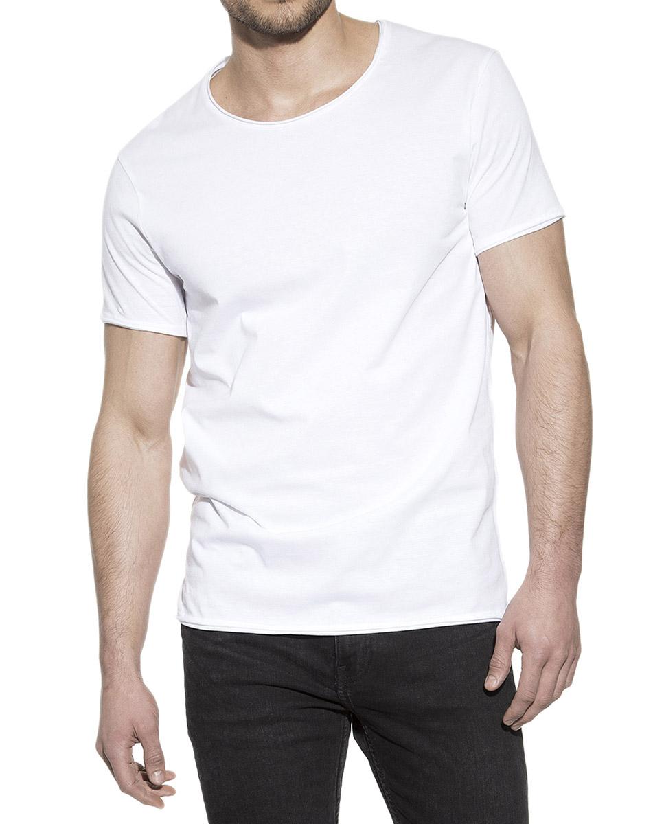 Bread & Boxers - Camiseta de hombre manga corta cuello relax algodón orgánico.