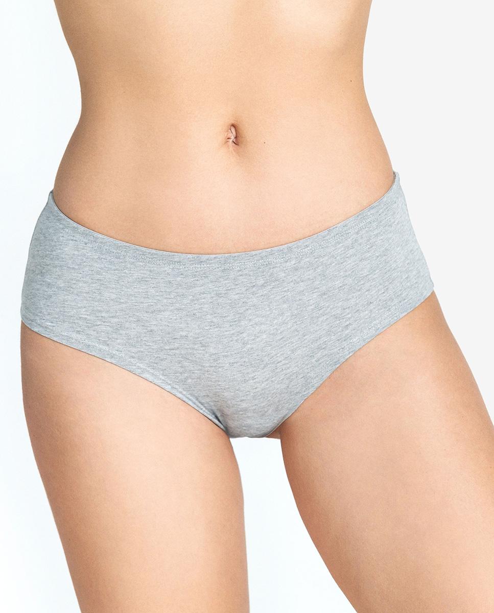 Braga hipster lisa de algodón orgánico - Bread & Boxers - Gris claro Gris claro-3