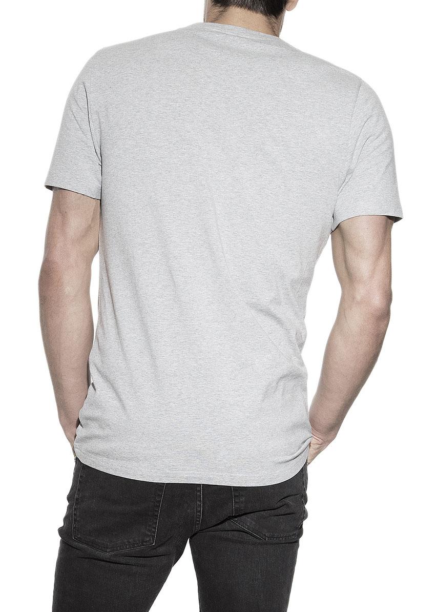 Imagen 2 de Pack de dos camisetas interiores de hombre Bread & Boxers negras de manga corta - Gris claro Gris claro