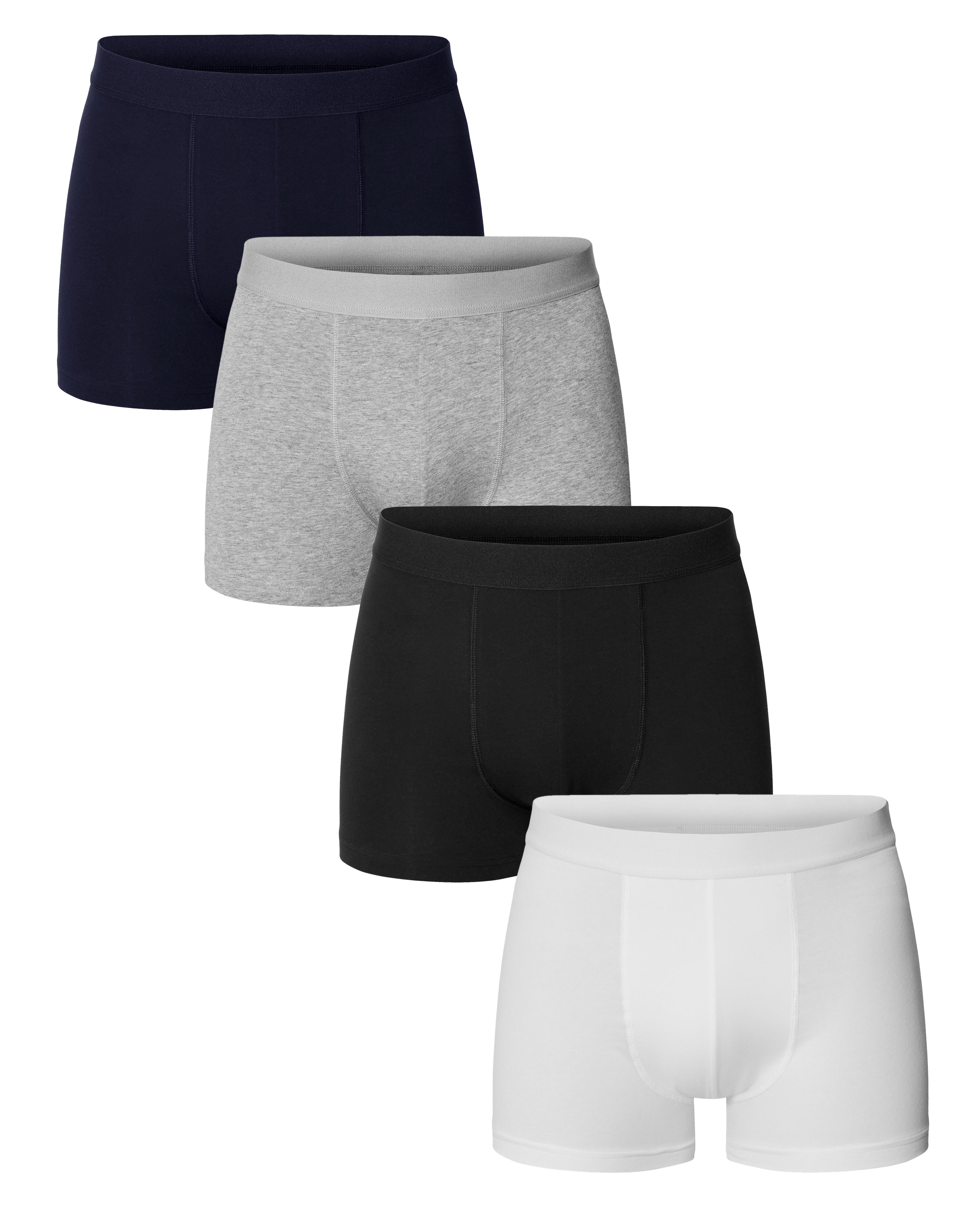 Imagen 0 de Pack de cuatro boxers de hombre de algodón orgánico Multicolor