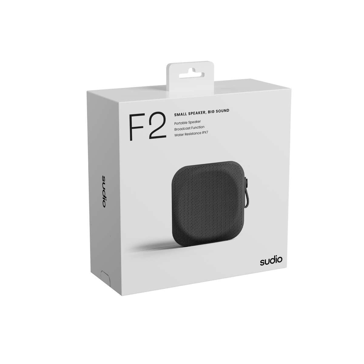 Altavoces portátiles Sudio F2 - Negro Negro-3
