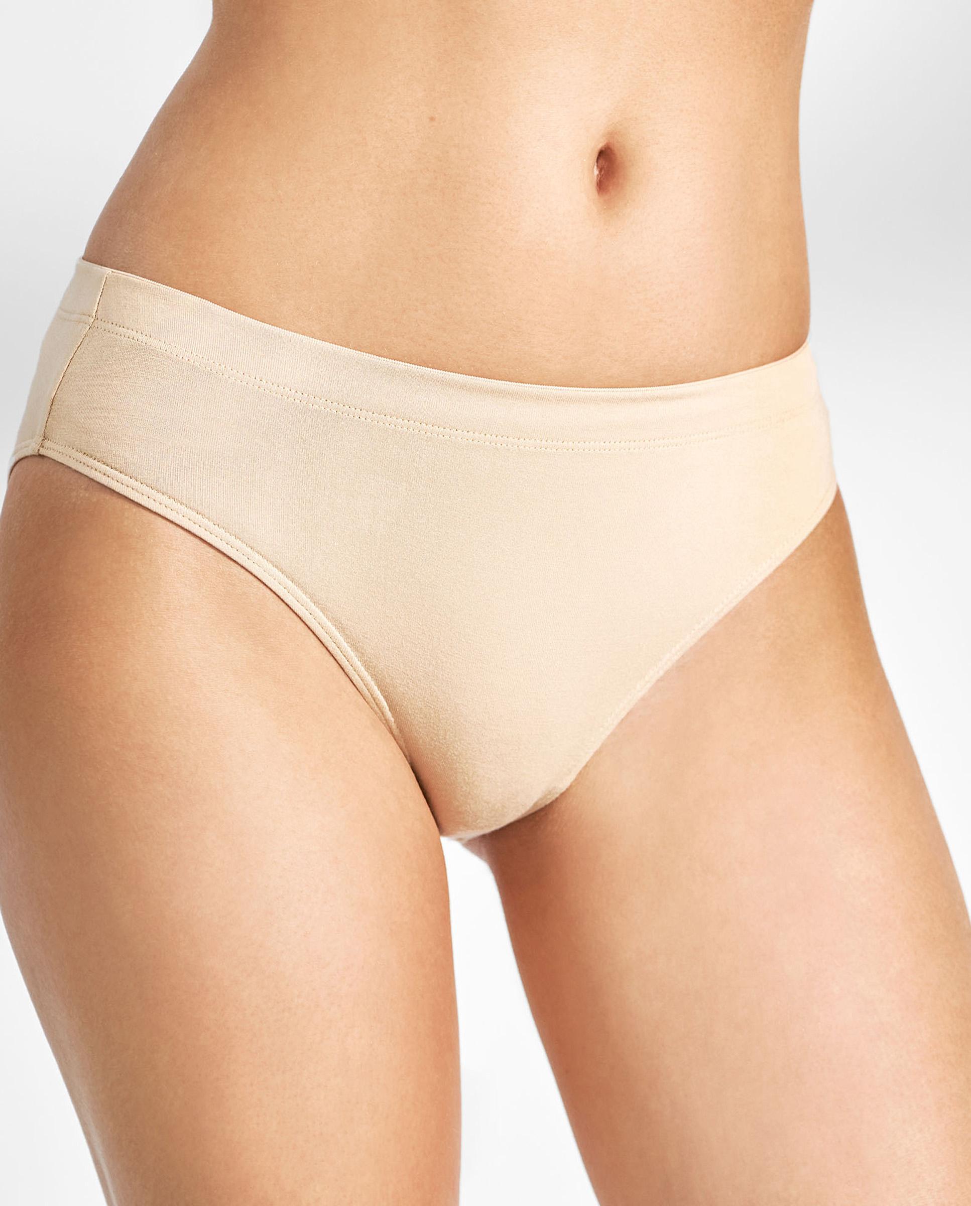 Imagen 0 de Braga hipster de modal con la cintura alta y lisa Beige