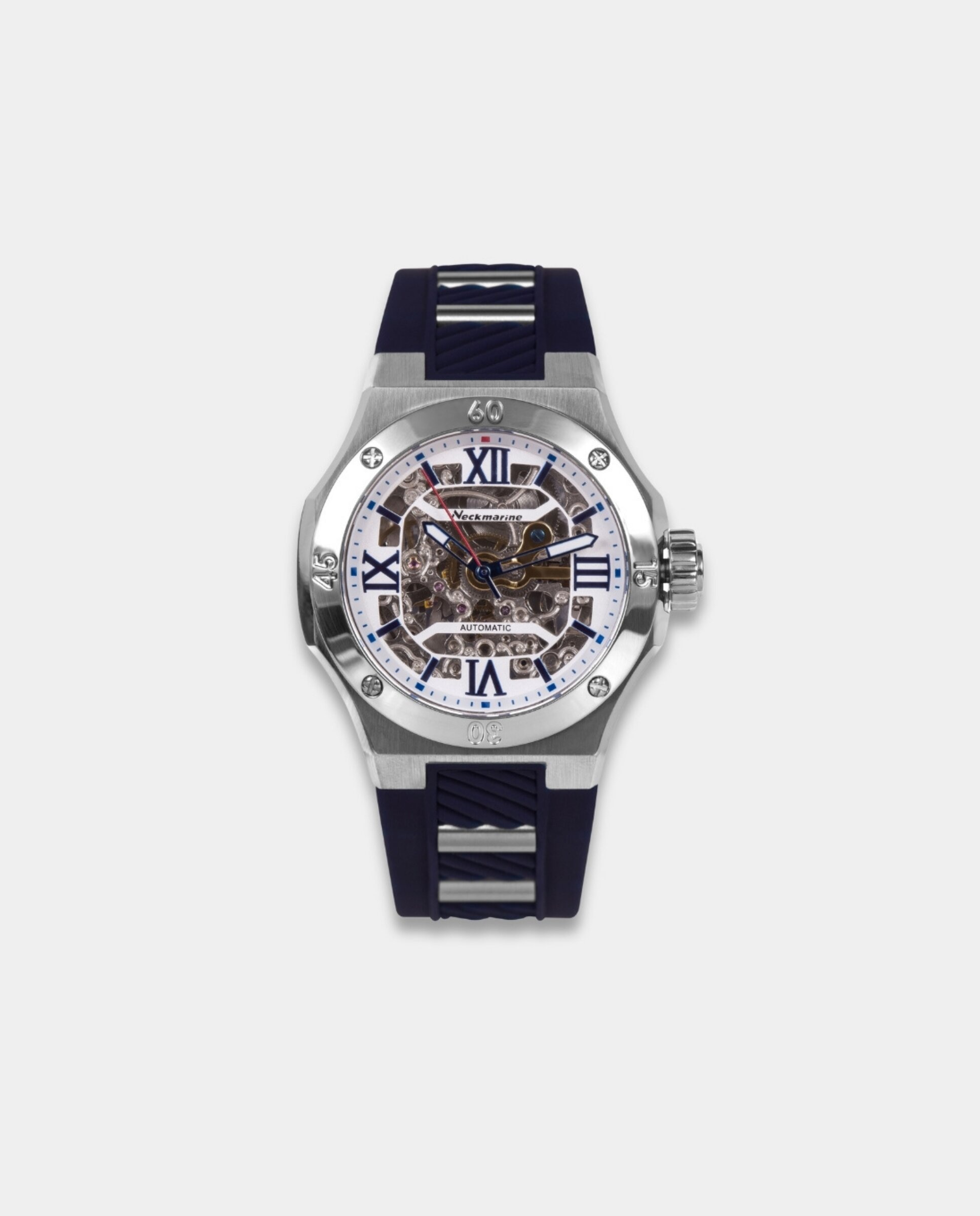 Imagen 0 de Reloj de mujer sport automatic automático de caucho Blanco