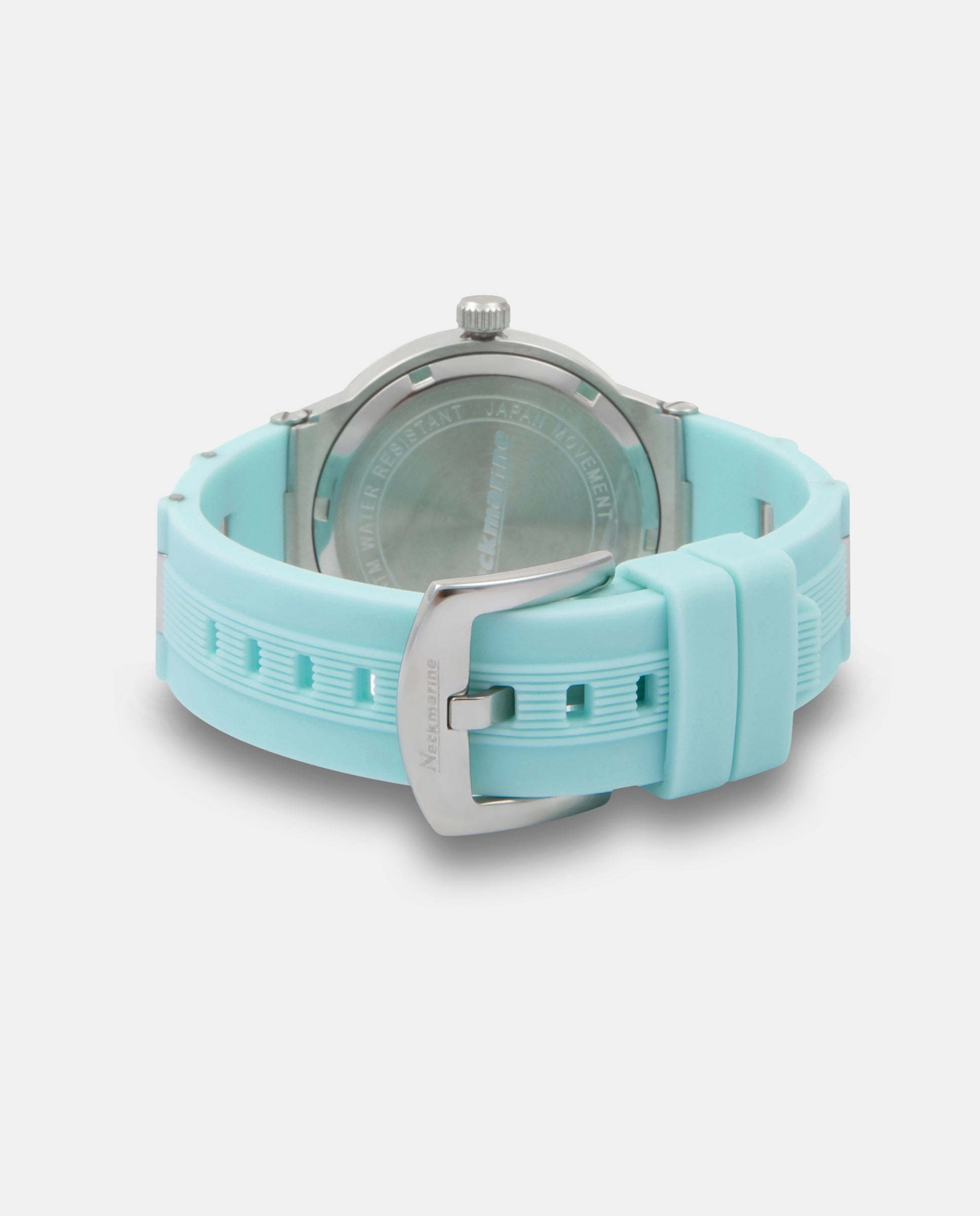 Reloj automático de mujer de silicona - Neckmarine - Turquesa Turquesa-3