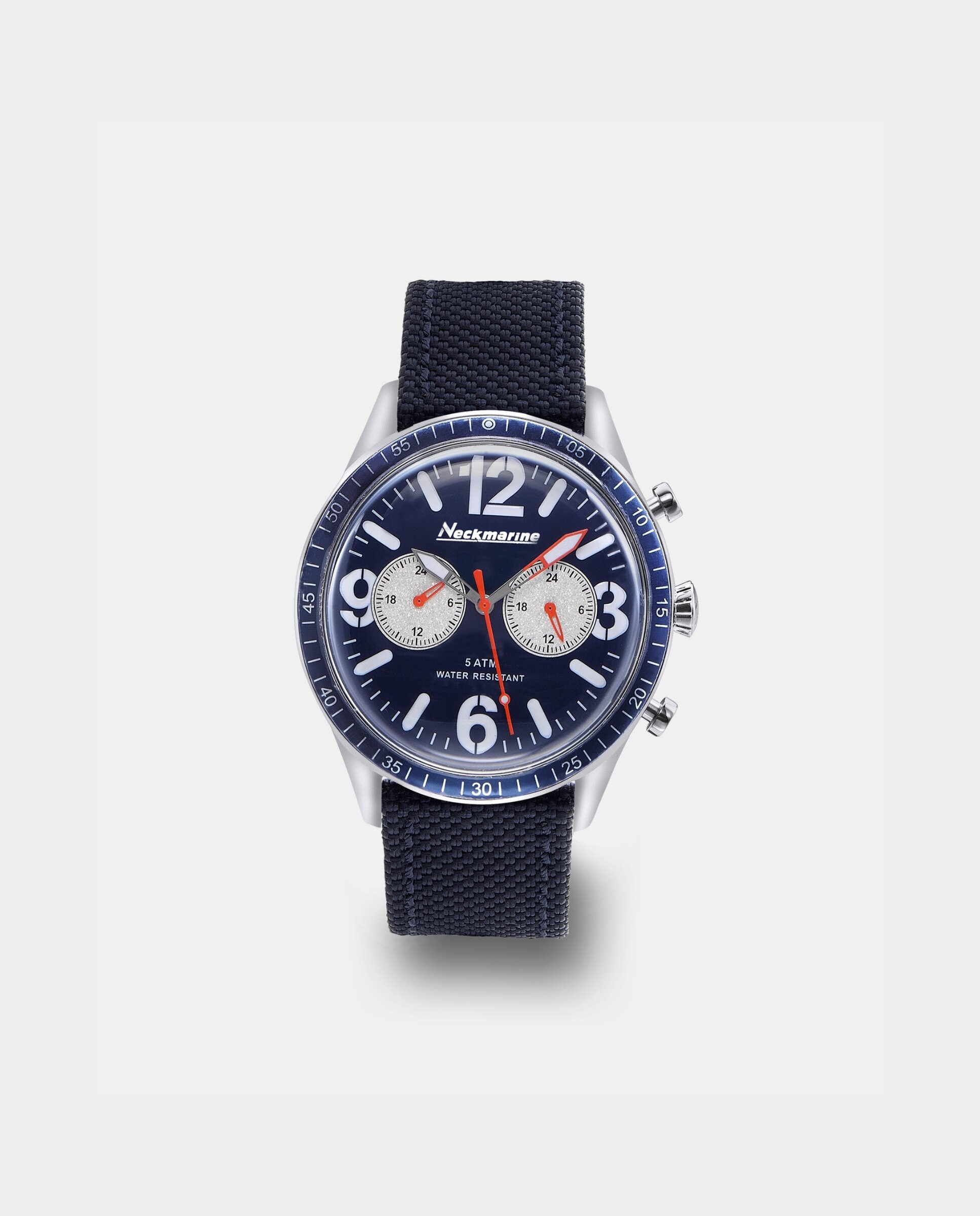 Imagen 1 de Reloj de mujer vintage sport cuarzo de tejido Azul