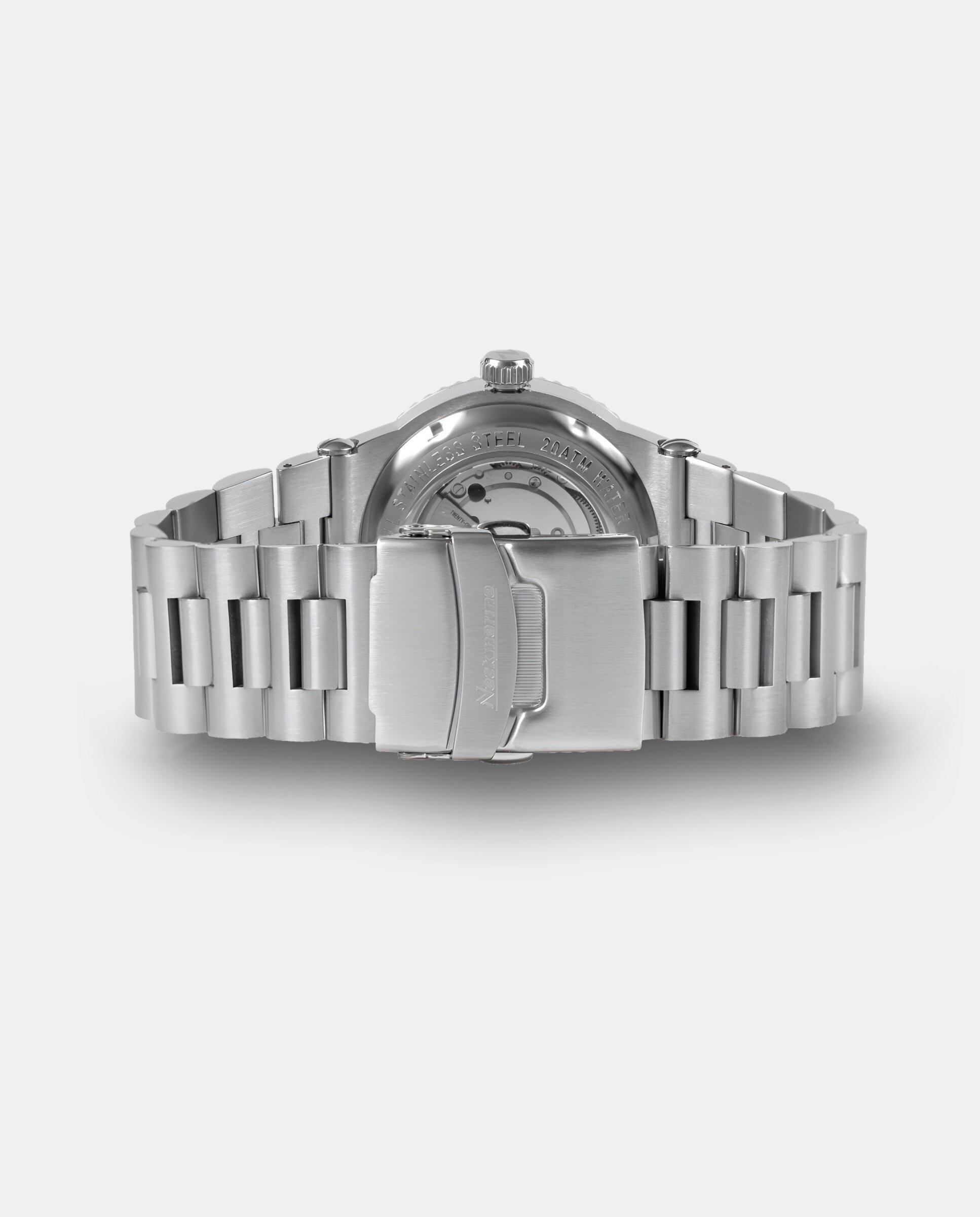 Reloj de hombre aquamatic automático de acero inoxidable - Neckmarine - Azul Azul-4