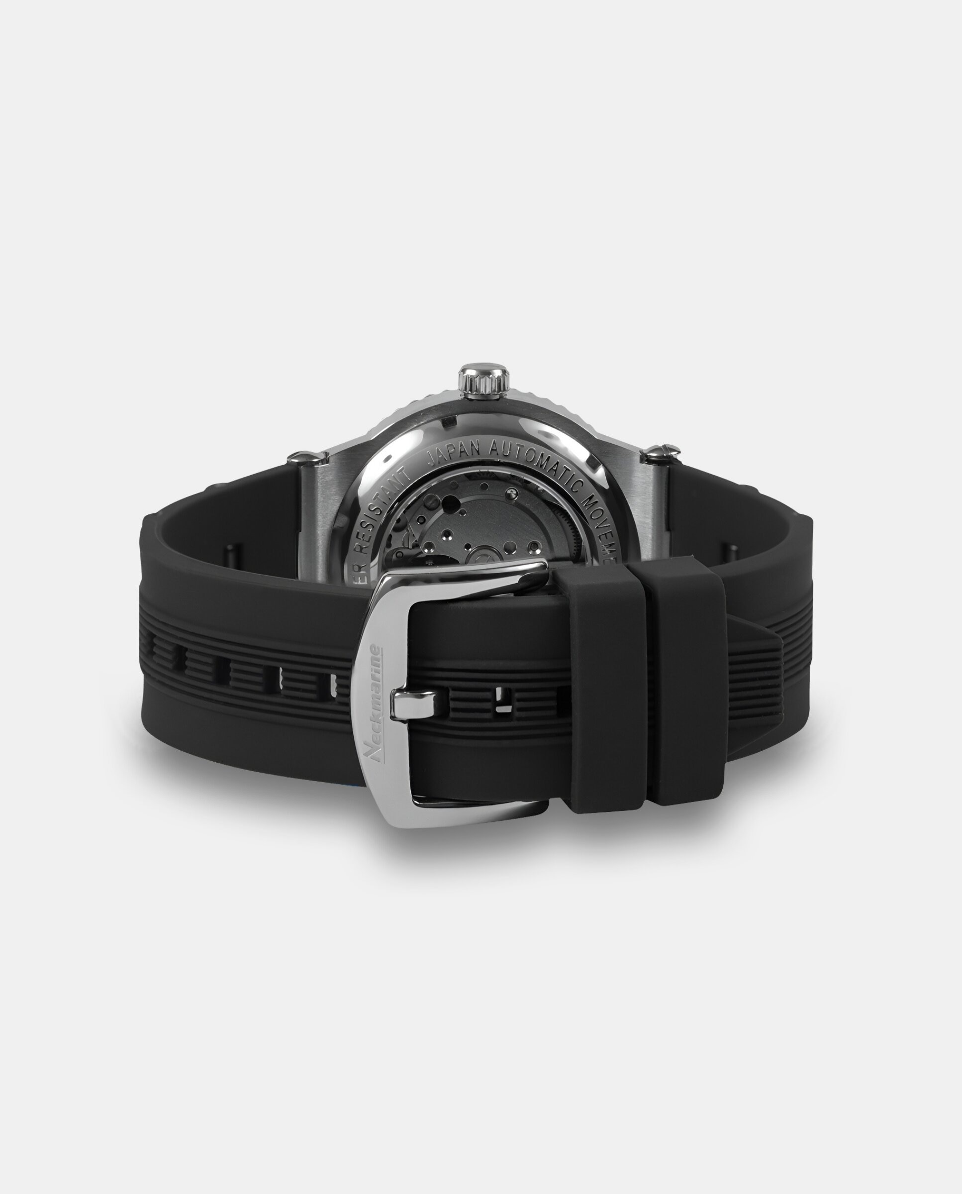 Reloj de mujer aquamatic automático de caucho - Neckmarine - Negro Negro-2