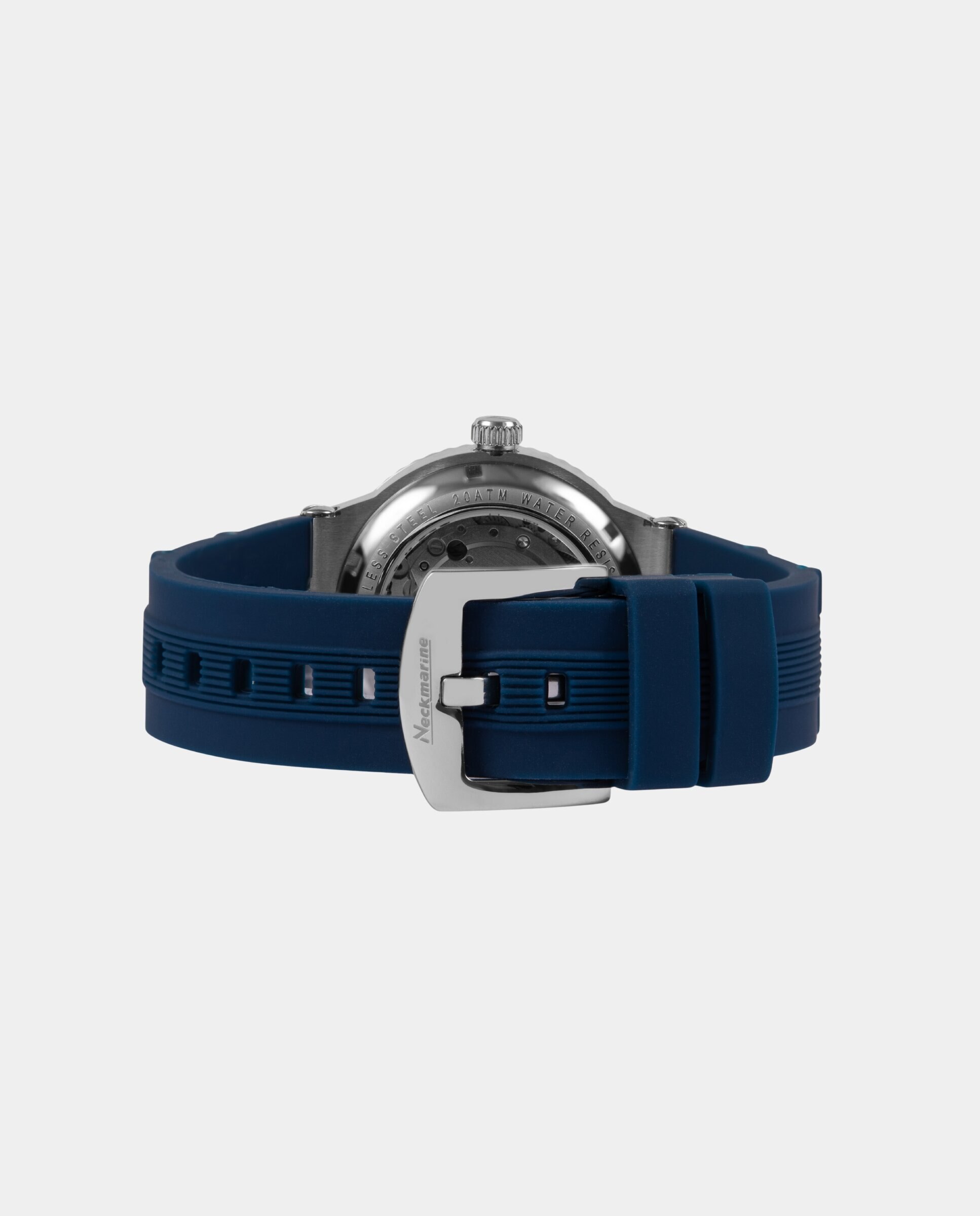 Reloj de mujer aquamatic automático de caucho - Neckmarine - Azul Azul-4