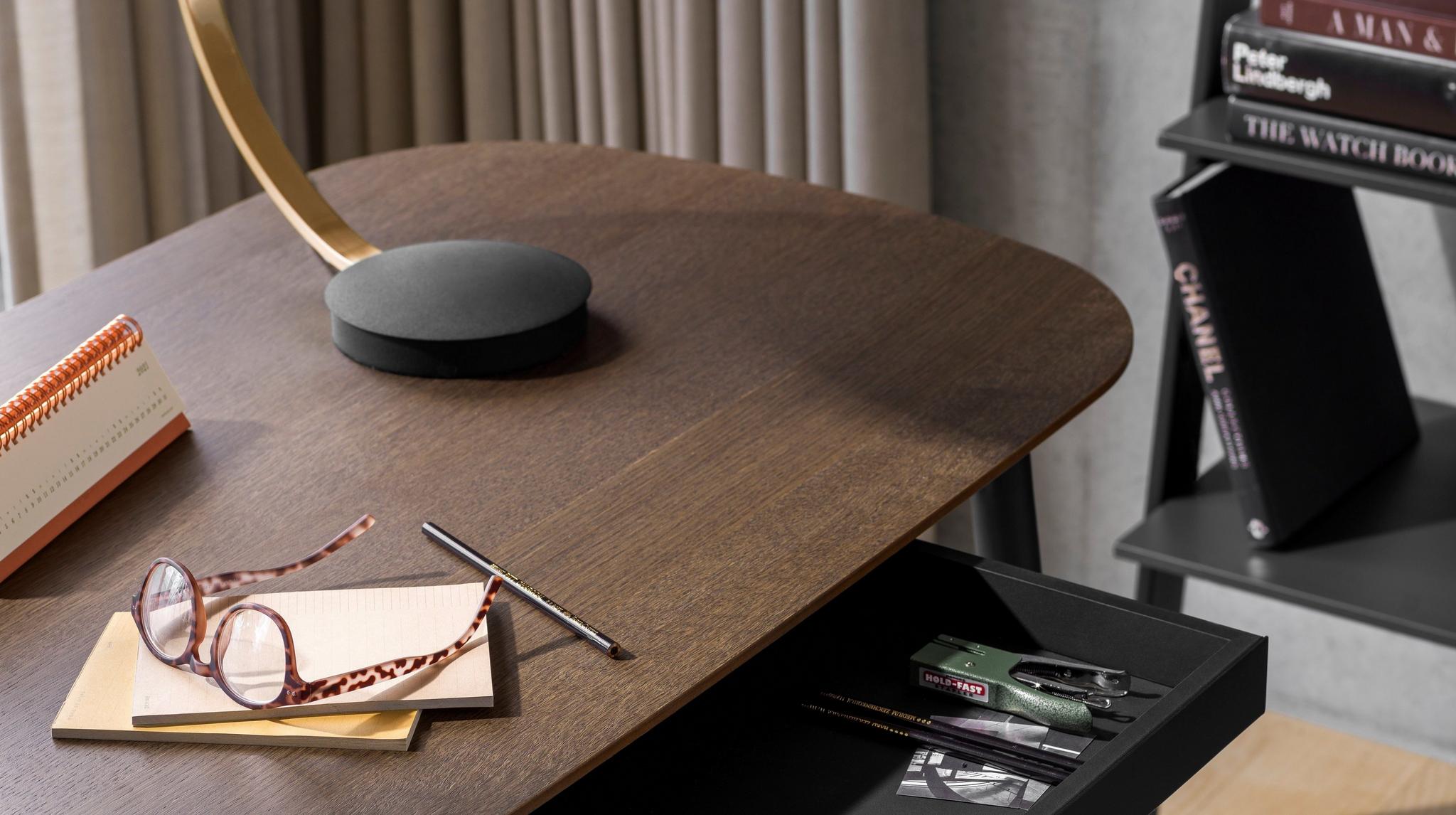 Imagen 4 de Escritorio Kingston roble oscuro BoConcept - Roble Roble