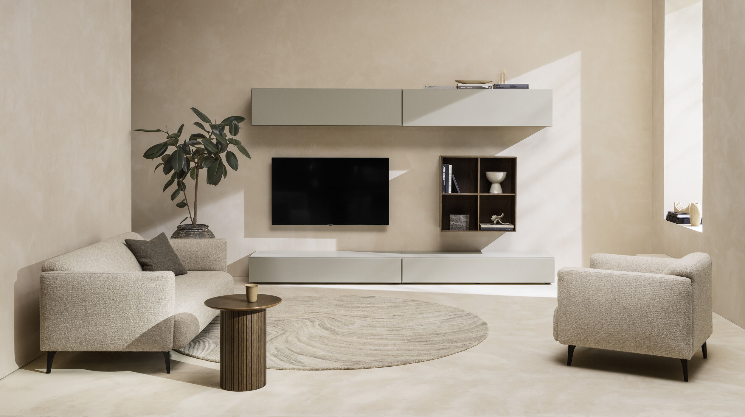 Imagen 2 de Mesa auxiliar Santiago redonda pata de roble BoConcept - Roble Roble