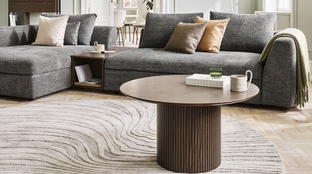 Imagen 0 de Mesa de centro Santiago redonda pata de roble BoConcept