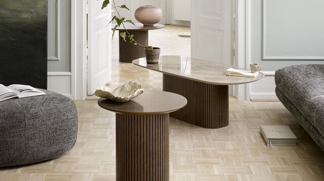 Imagen 0 de Mesa de centro Santiago oval pata de roble BoConcept