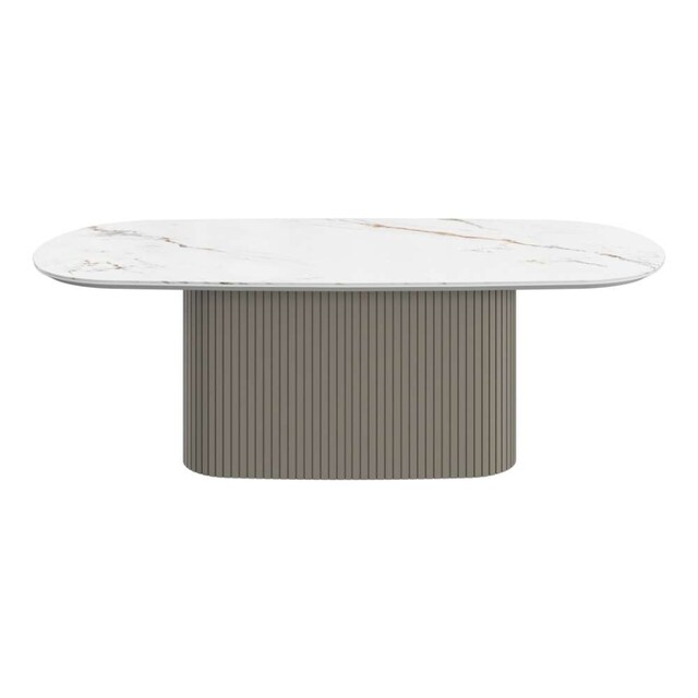 Imagen 0 de Mesa de centro Santiago oval pata de roble BoConcept