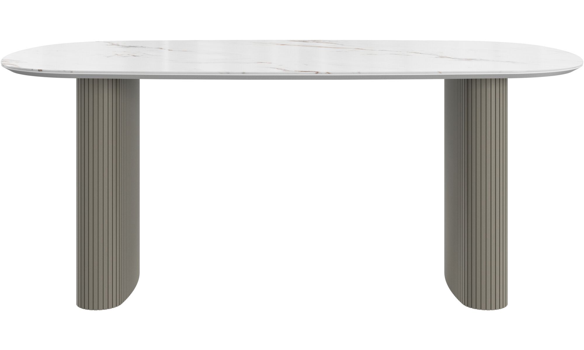 Imagen 2 de Mesa Santiago madera y cerámica mármol BoConcept - Blanco Blanco