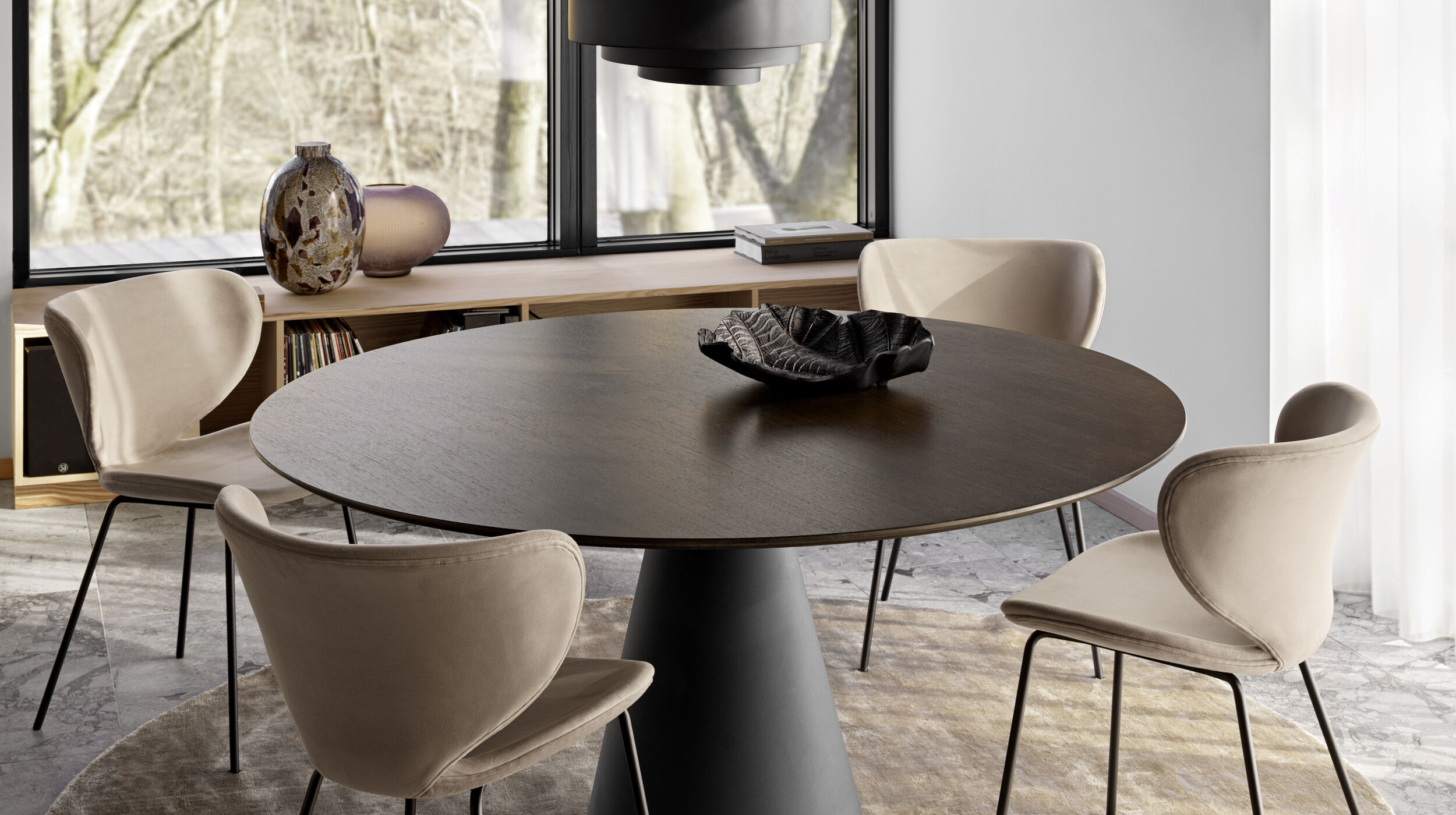 Imagen 6 de Pack de dos sillas Hamilton tela Frisco BoConcept - Gris claro Gris claro