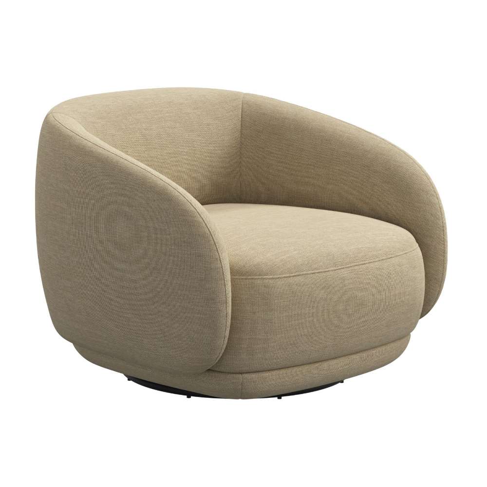 Butaca giratoria Bolzano tela Nani BoConcept