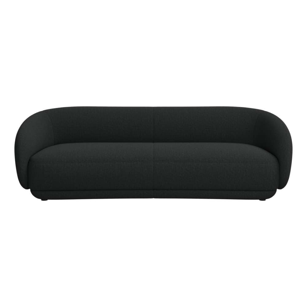 Sofá Bolzano de 2,5 plazas tela Nani BoConcept - Gris oscuro Gris oscuro-1