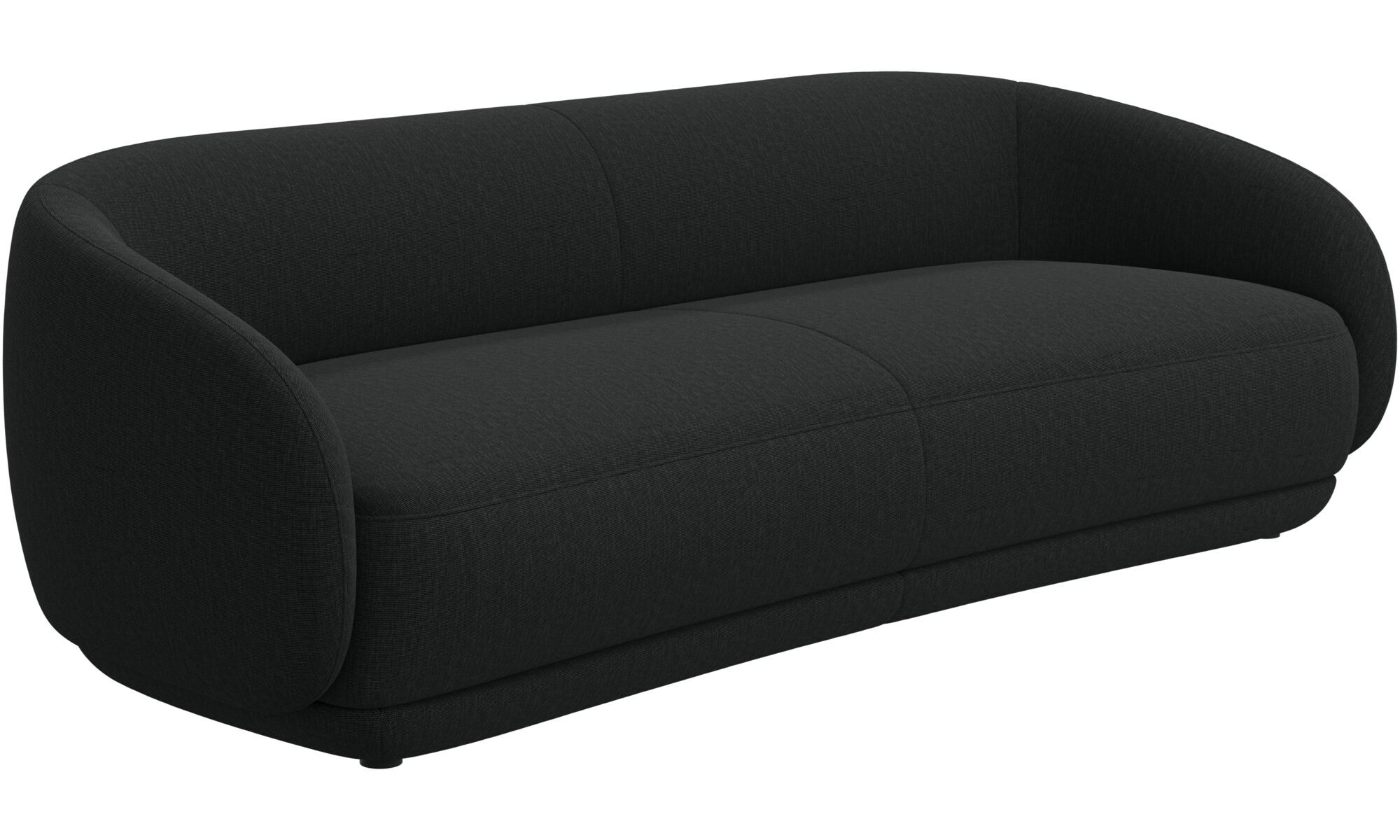 Sofá Bolzano de 2,5 plazas tela Nani BoConcept - Gris oscuro Gris oscuro-2