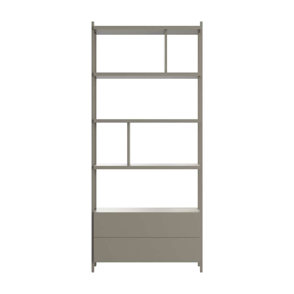 Estantería alta con cajón Calgary BoConcept - Gris Gris-1