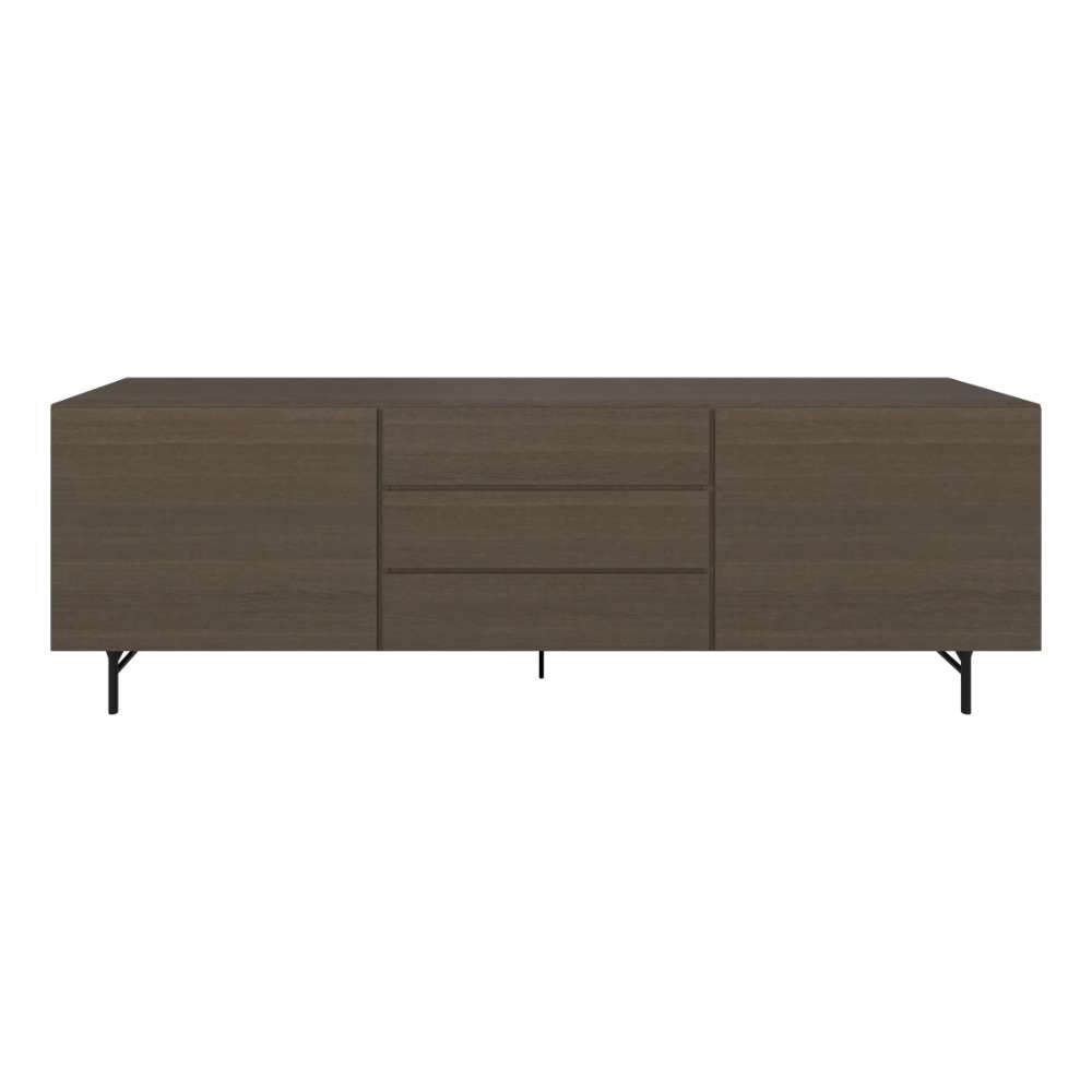 BoConcept - Aparador de madera de roble con 2 puertas y 3 cajones Lugano BoConcept.