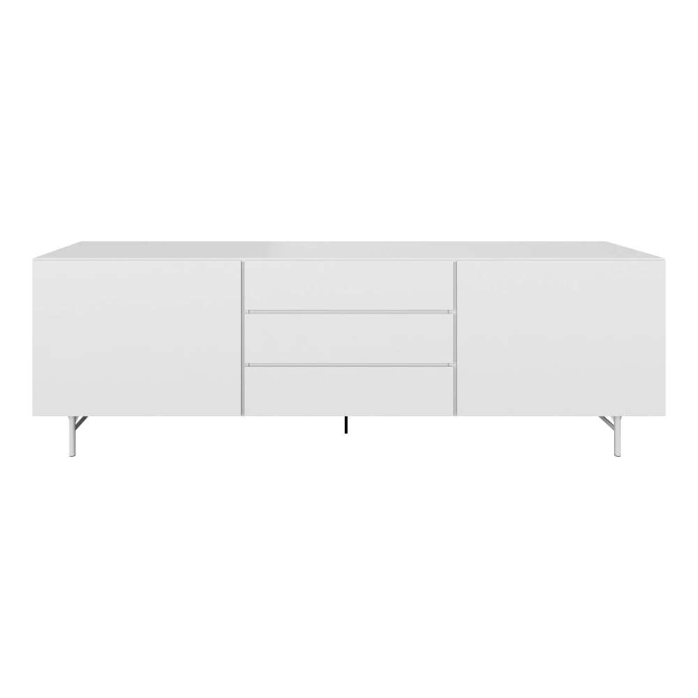 BoConcept - Aparador lacado de 2 puertas con 3 cajones liso Lugano grande lacado BoConcept.