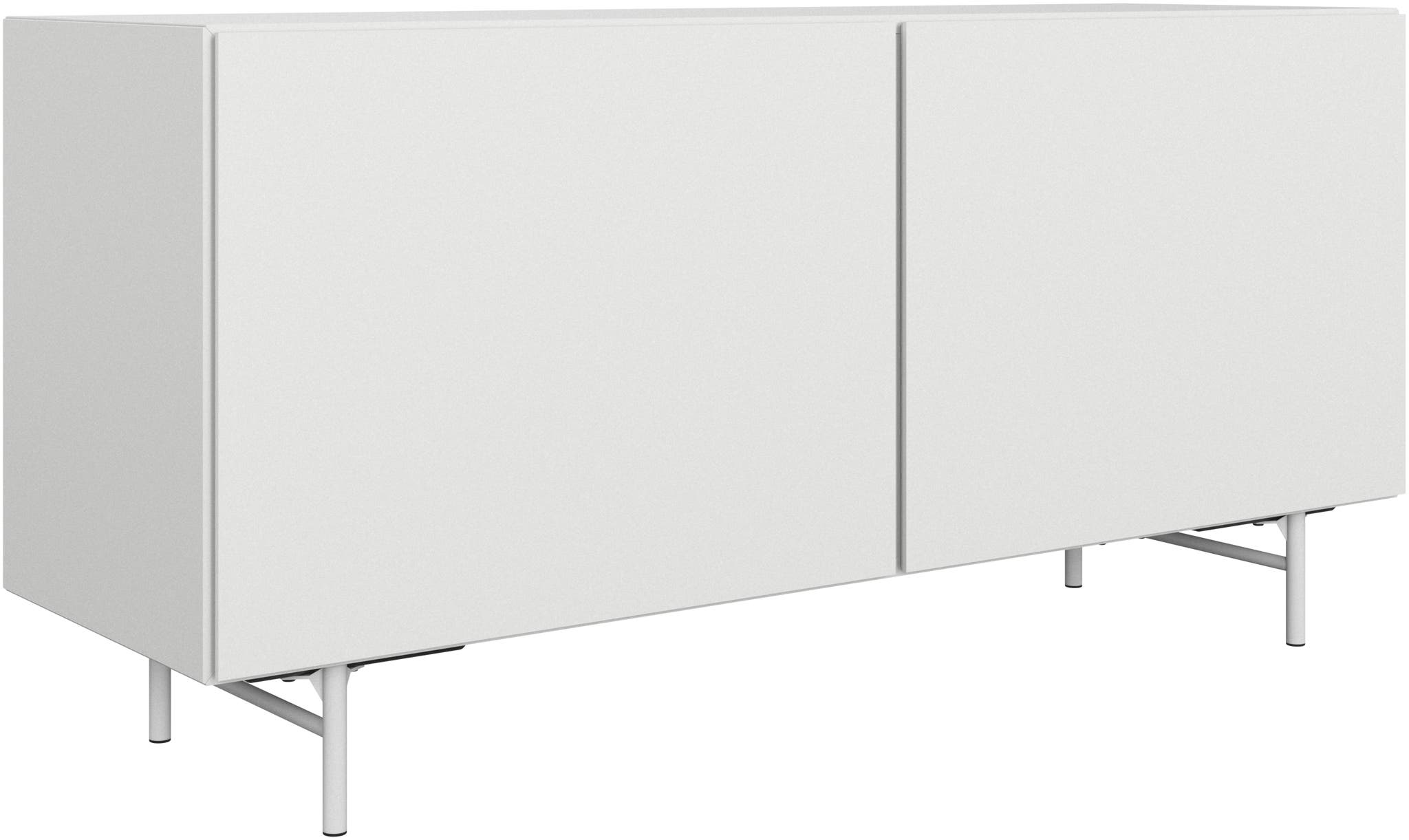 Imagen 2 de Aparador lacado con 2 puertas lisas Lugano BoConcept - Blanco mate Blanco mate