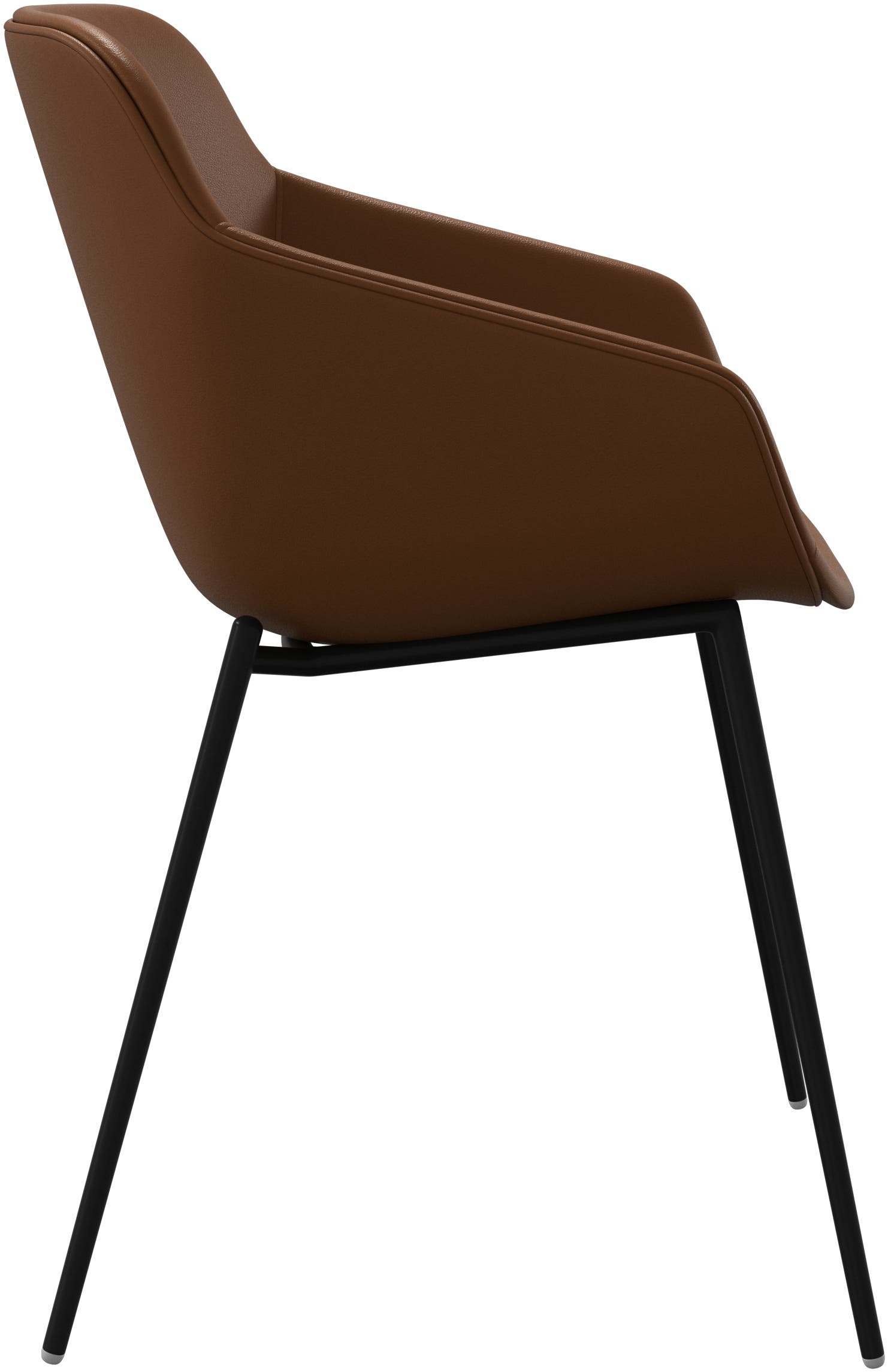 Imagen 2 de Pack de dos sillas Vienna en piel Nordic Grain BoConcept - Caramelo Caramelo