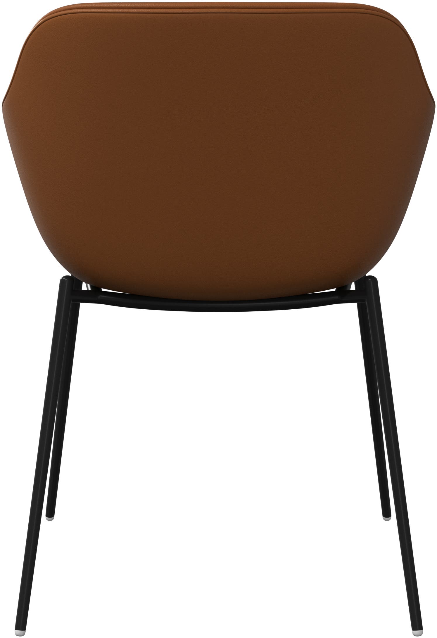 Imagen 3 de Pack de dos sillas Vienna en piel Nordic Grain BoConcept - Caramelo Caramelo