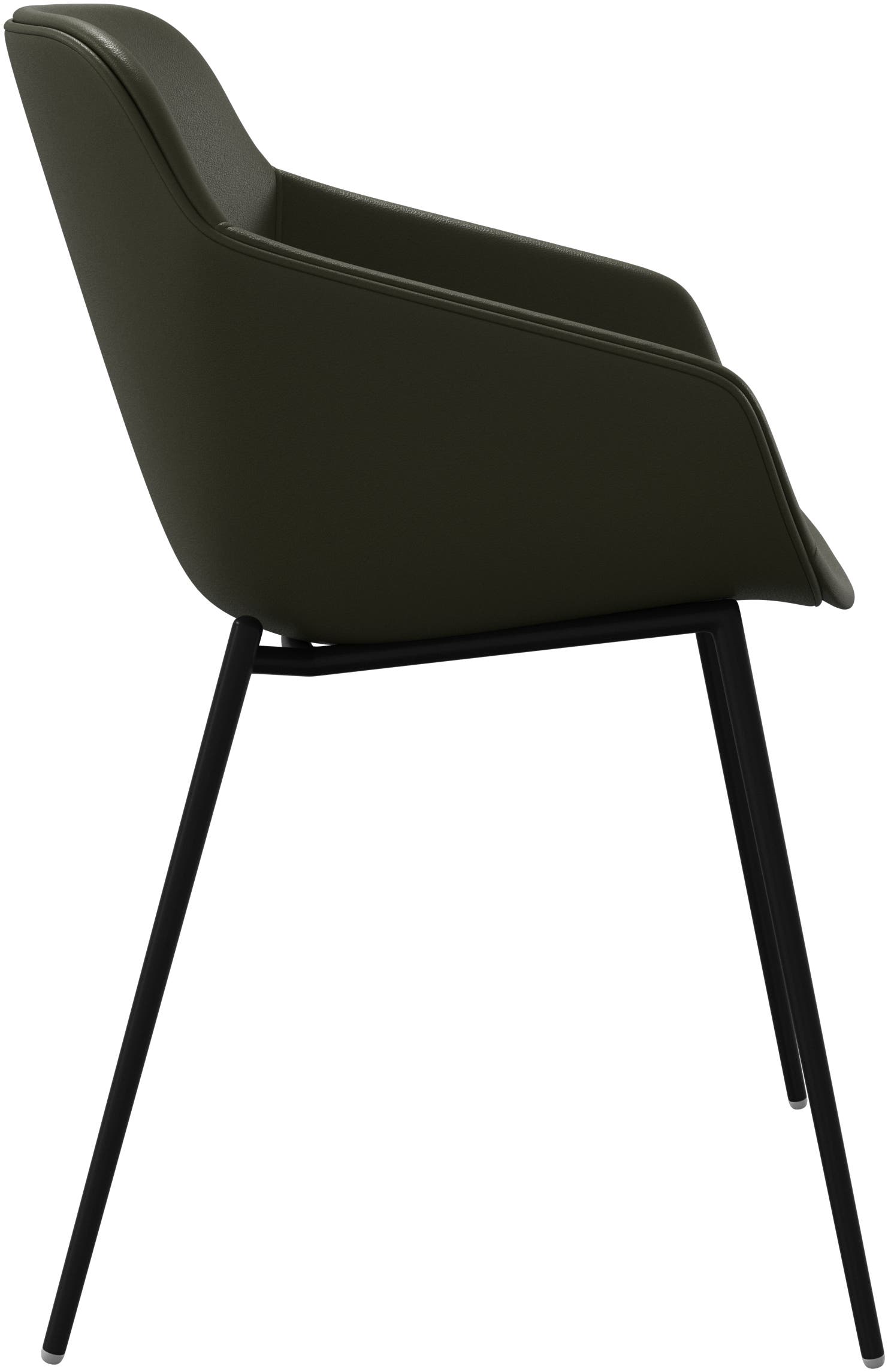 Imagen 2 de Pack de dos sillas Vienna en piel Nordic Grain BoConcept - Verde Verde