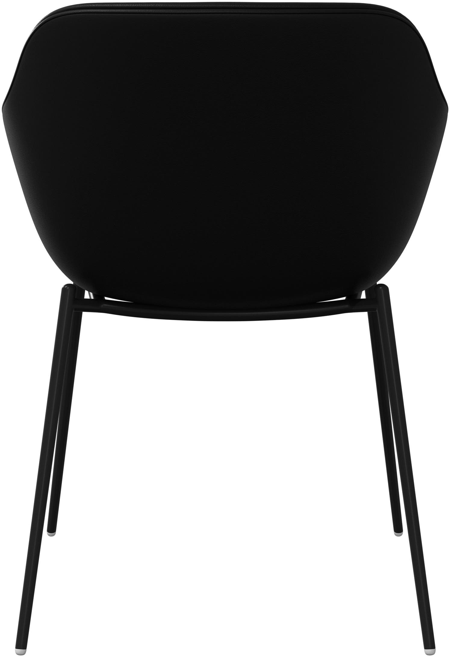 Imagen 3 de Pack de dos sillas Vienna en piel Nordic Grain BoConcept - Negro Negro
