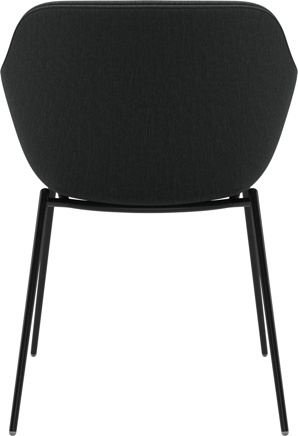 Imagen 3 de Pack de dos sillas Vienna en tela Nani BoConcept - Gris oscuro Gris oscuro