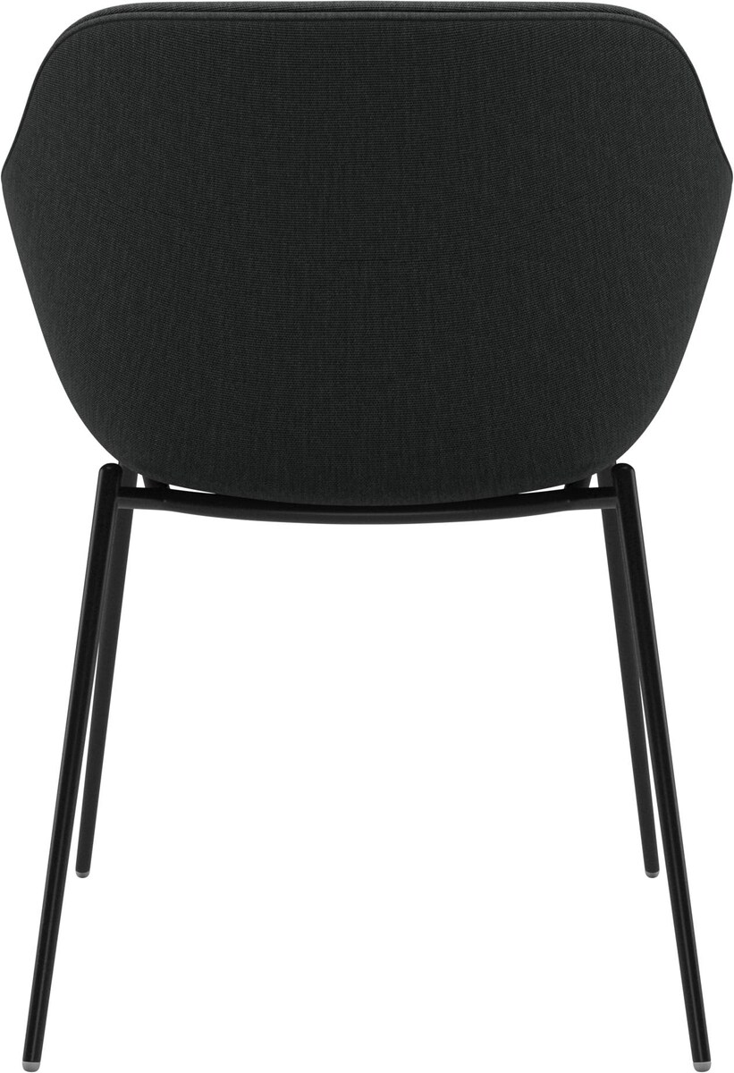 Pack de dos sillas Vienna en tela Nani BoConcept Gris oscuro-3