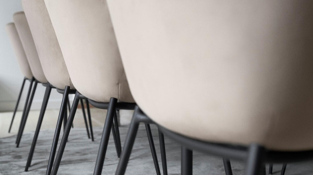 Pack de dos sillas Vienna en tela Nani BoConcept Gris oscuro-6