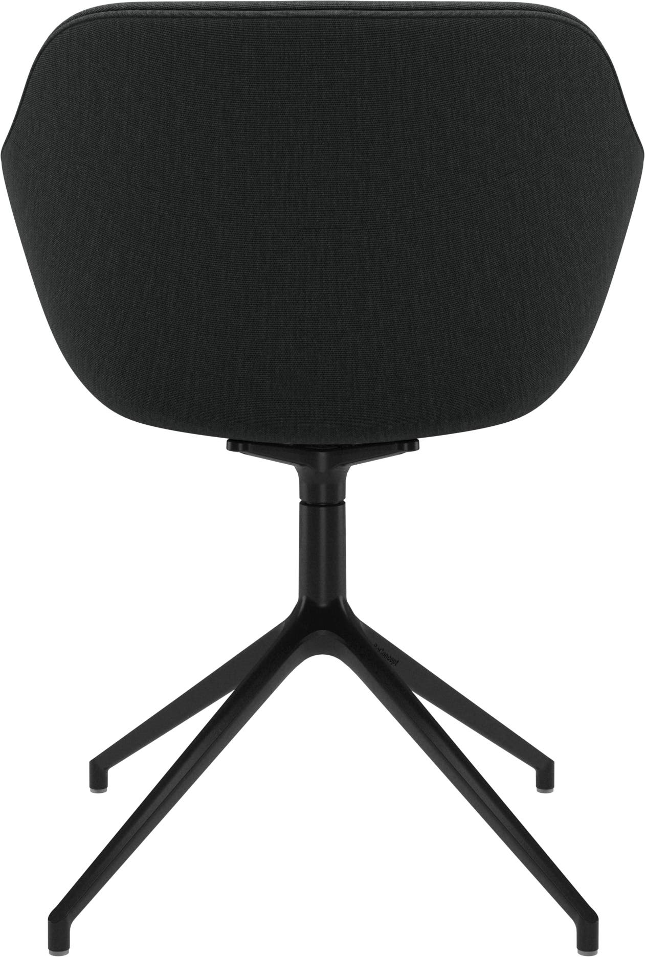 Imagen 3 de Pack de dos sillas Vienna giratoria en tela Nani BoConcept - Gris oscuro Gris oscuro